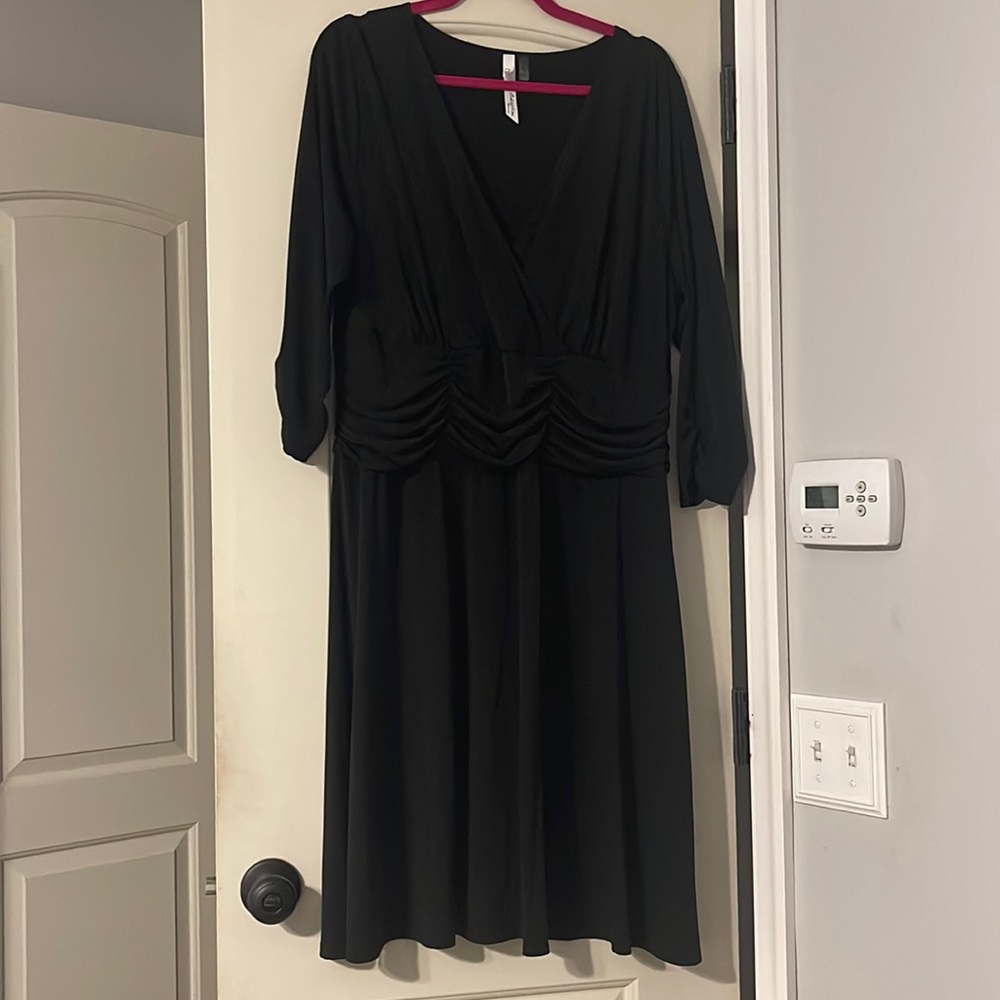 Faux wrap dress